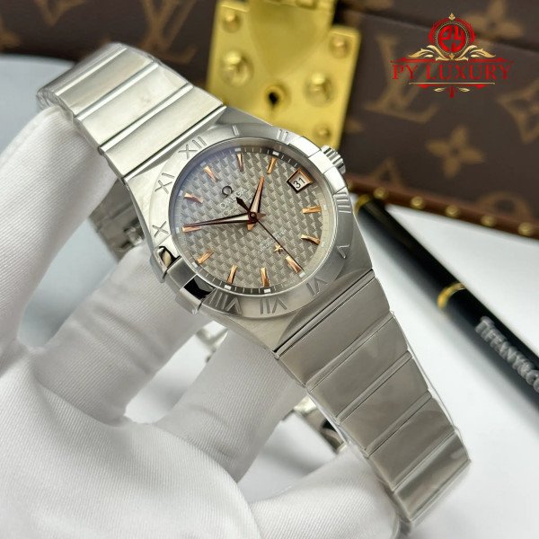 Omega Constellation Co-Axial 123.10.38.21.06.002 Grey Dial 1:1 Best Replica 38mm