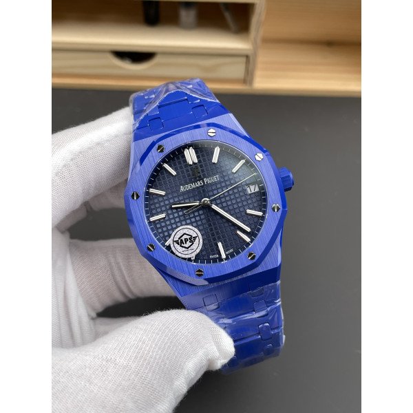 Audemars Piguet Royal Oak 15500 Blue Dial Blue Ceramic 1:1 Best Replica 41mm