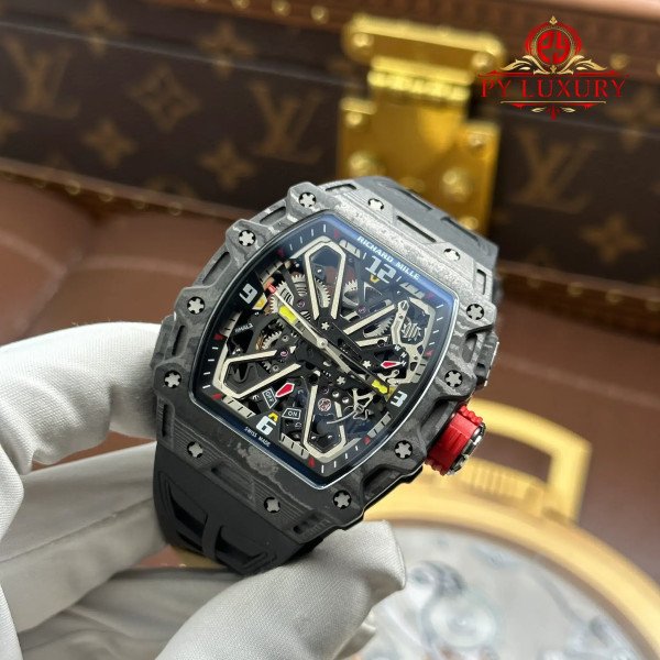 Richard Mille RM35-03 Rafael Nadal Black Carbon Best Clone 43.2mm x 50mm