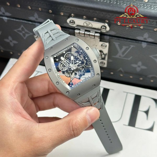 Richard Mille RM055 Bubba Watson All Grey Titanium & Ceramic 1:1 Best Replica ZF 42.7mm