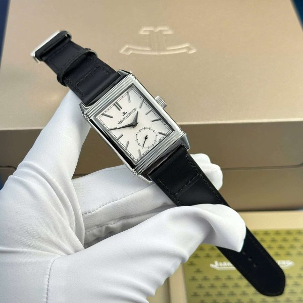 Jaeger-LeCoultre Reverso Tribute Monoface Small Seconds Q713842J White Dial Best Replica MGF 45.6×27.4mm