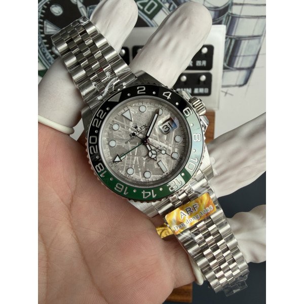 Rolex GMT-Master II Meteorite Sprite Jubilee Bracelet 1:1 Best Quality Replica ARF 40mm