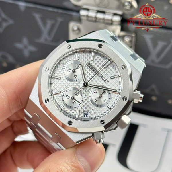 Audemars Piguet Royal Oak Chronograph 26240ST White Dial 1:1 Best Replica 41mm