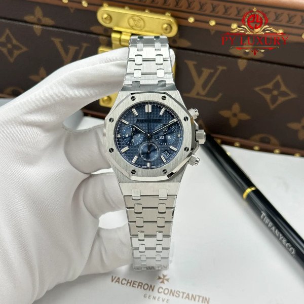 Audemars Piguet Royal Oak Chronograph 26715ST Blue Dial 1:1 Best Clone APSF 38mm