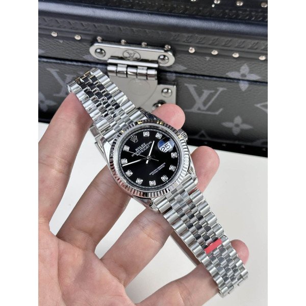Rolex Datejust 126234 Black Diamond Dial Jubilee 1:1 Replica 36mm