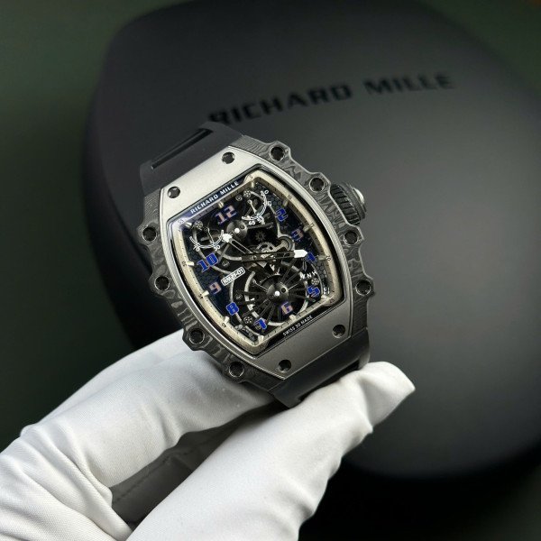 Richard Mille RM21-01 Tourbillon Aerodyne Titanium & Carbon TPT Best Replica 42.68mm x 50.12mm
