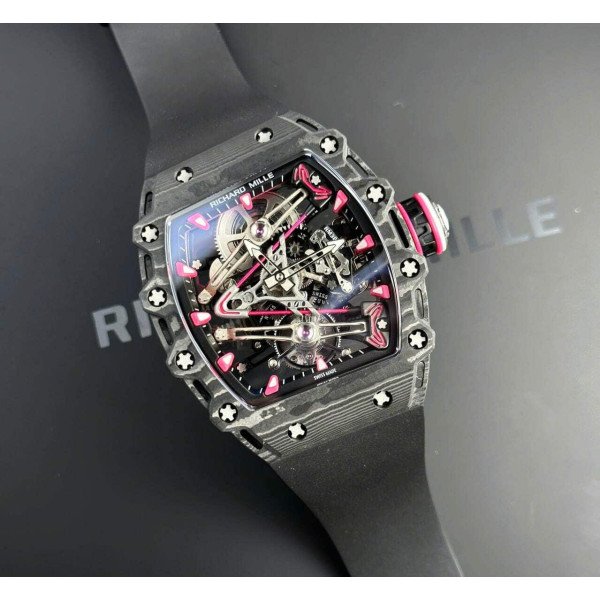 Richard Mille RM38-02 Tourbillon Bubba Watson Black Carbon TPT Best Replica