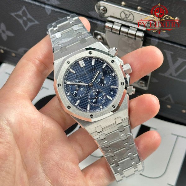 Audemars Piguet Royal Oak Chronograph 26240ST Blue Dial 1:1 Best Copy Super Clone 41mm