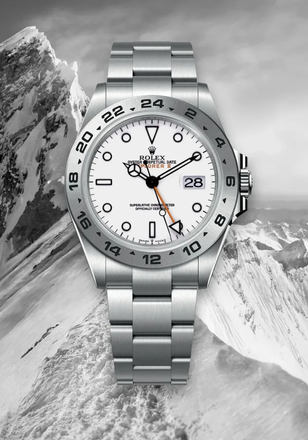 Rolex Explorer II White Dial Oyster Bracelet