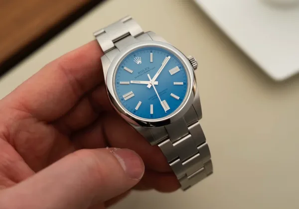 Rolex Oyster Perpetual Ocean Blue Dial Oyster Bracelet