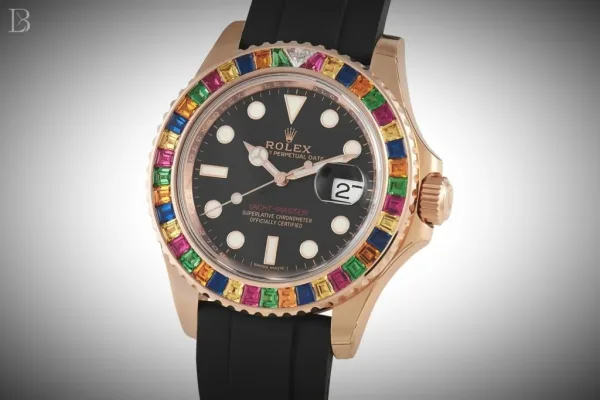 Rolex watches on display at authorized dealer showing the waitlist models