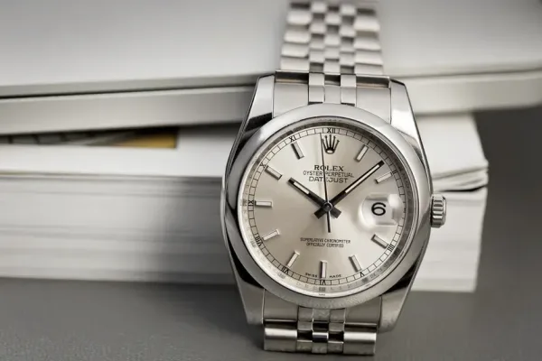 Super Clone Rolex Datejust Silver Dial Smooth Bezel Jubilee Bracelet
