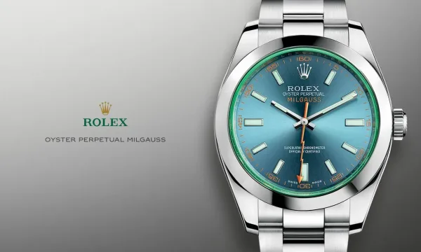 Genuine Rolex Milgauss Blue Dial Oyster Bracelet