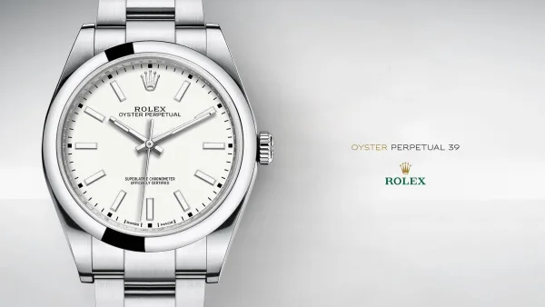 Genuine Rolex Oyster Perpetual White Dial Oyster Bracelet 