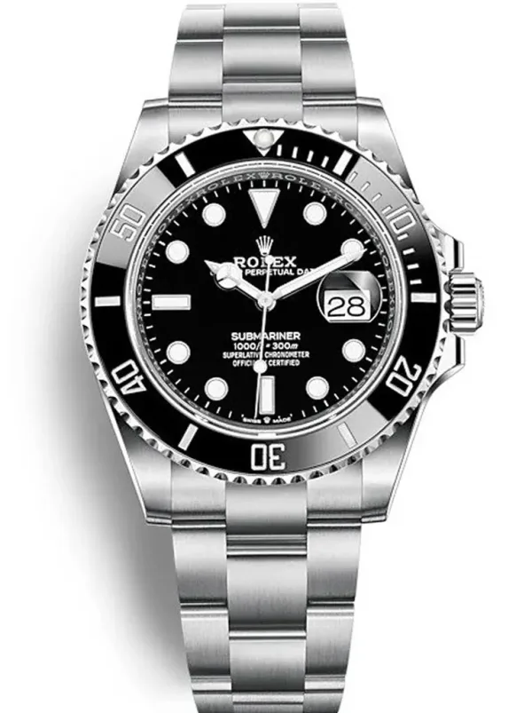 Super Clone Rolex Submariner Black Dial Black Bezel 