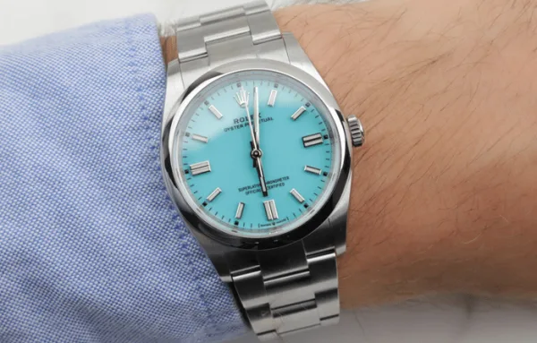 Rolex Oyster Perpetual Turquoise Dial – Is it a Tiffany Dial?