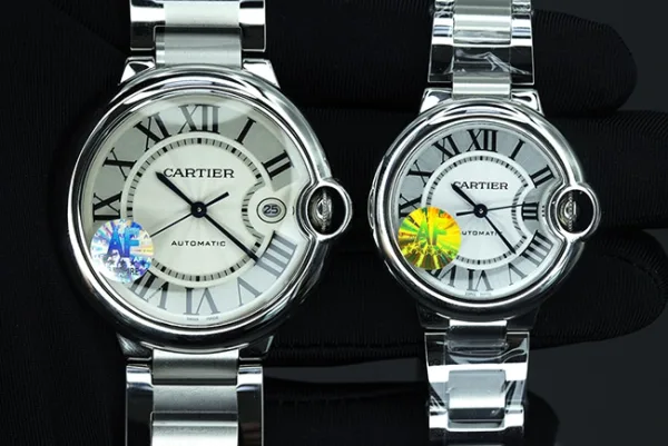 AF Cartier Blue Balloon couple watches quality? Cartier blue balloon mechanical watch details parameters