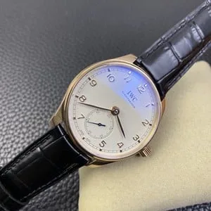 IWC gold watch price pictures, how is the quality of ZF factory IWC Portuguese V5