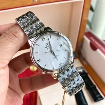 Authentic second-hand Omega watch price, Omega gold-covered watch price
