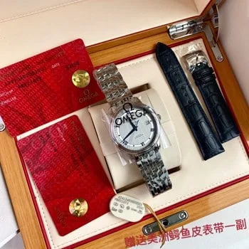 Omega New Constellation Collection, Butterfly Omega Back Transparent Collection