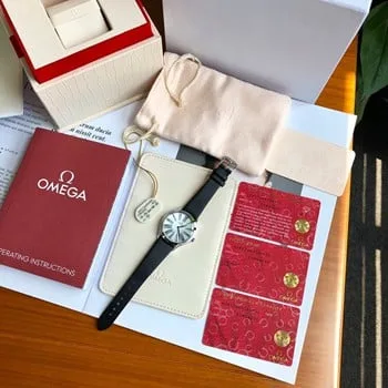 What is the price of an authentic Omega watch and how much does an Omega watch for women cost?