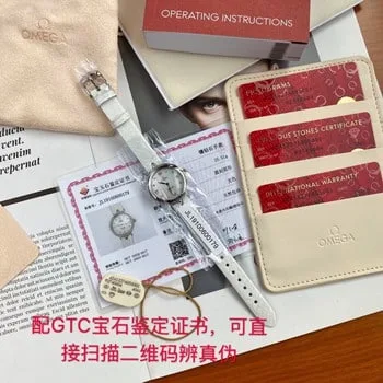 Omega women's watches pictures and prices, Omega bright blue genuine and fake comparison video