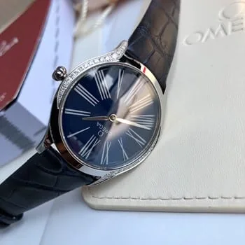 Omega latest women's watch belt, omega watch back pattern which is real