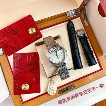Antique Omega 18k gold watch, how to remove the Omega butterfly strap