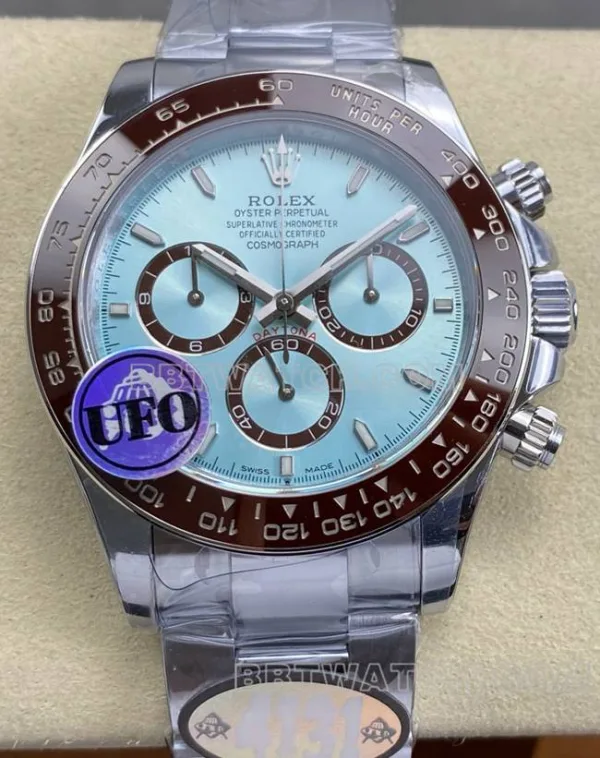 Comprehensive analysis of UFO factory 4131 movement ice blue Daytona