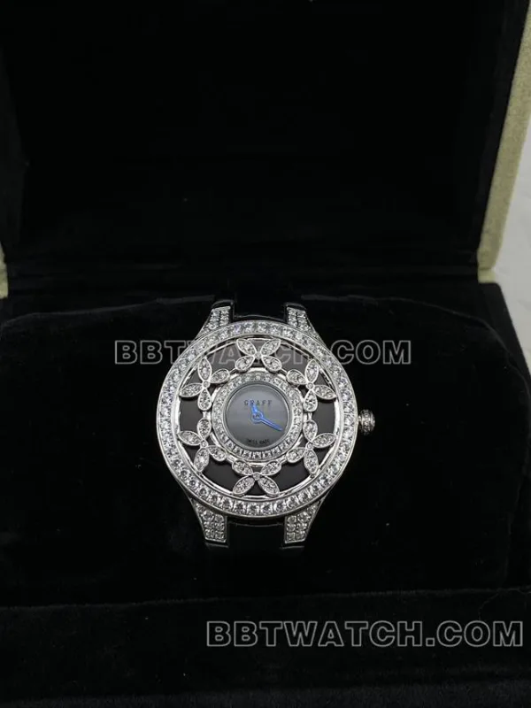 Graf Classic Butterfly Sapphire Diamond Top Replica Watch