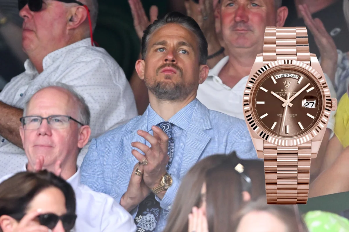 Charlie Hunnam rolex daydate 228235 1201x800