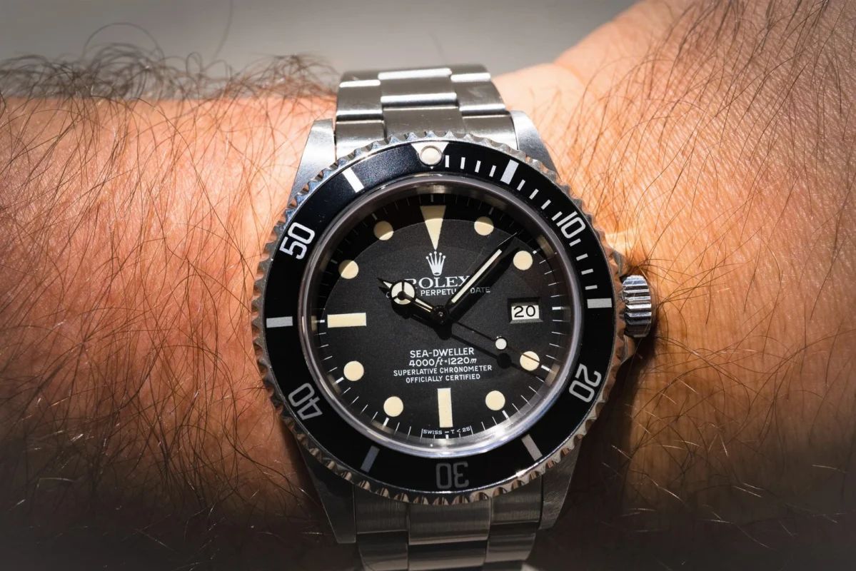 Rolex 16660 Sea Dweller unpolished MK1 matte dial top patina 2 1199x800